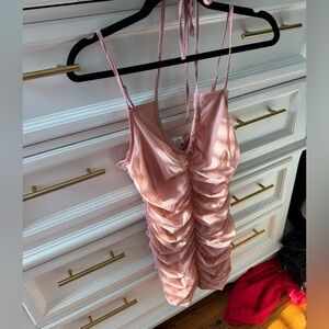 Worn once boutique blush pink dress lelis